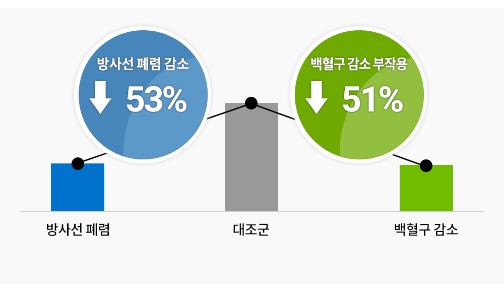 통합암치료의 종양면역 활성화 도표